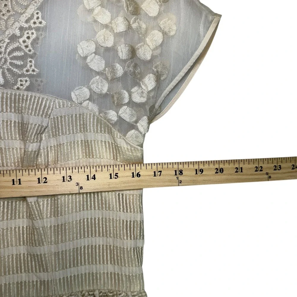 Moulinette Soeurs Ivory Floral Midi Dress - Picture 4 of 5